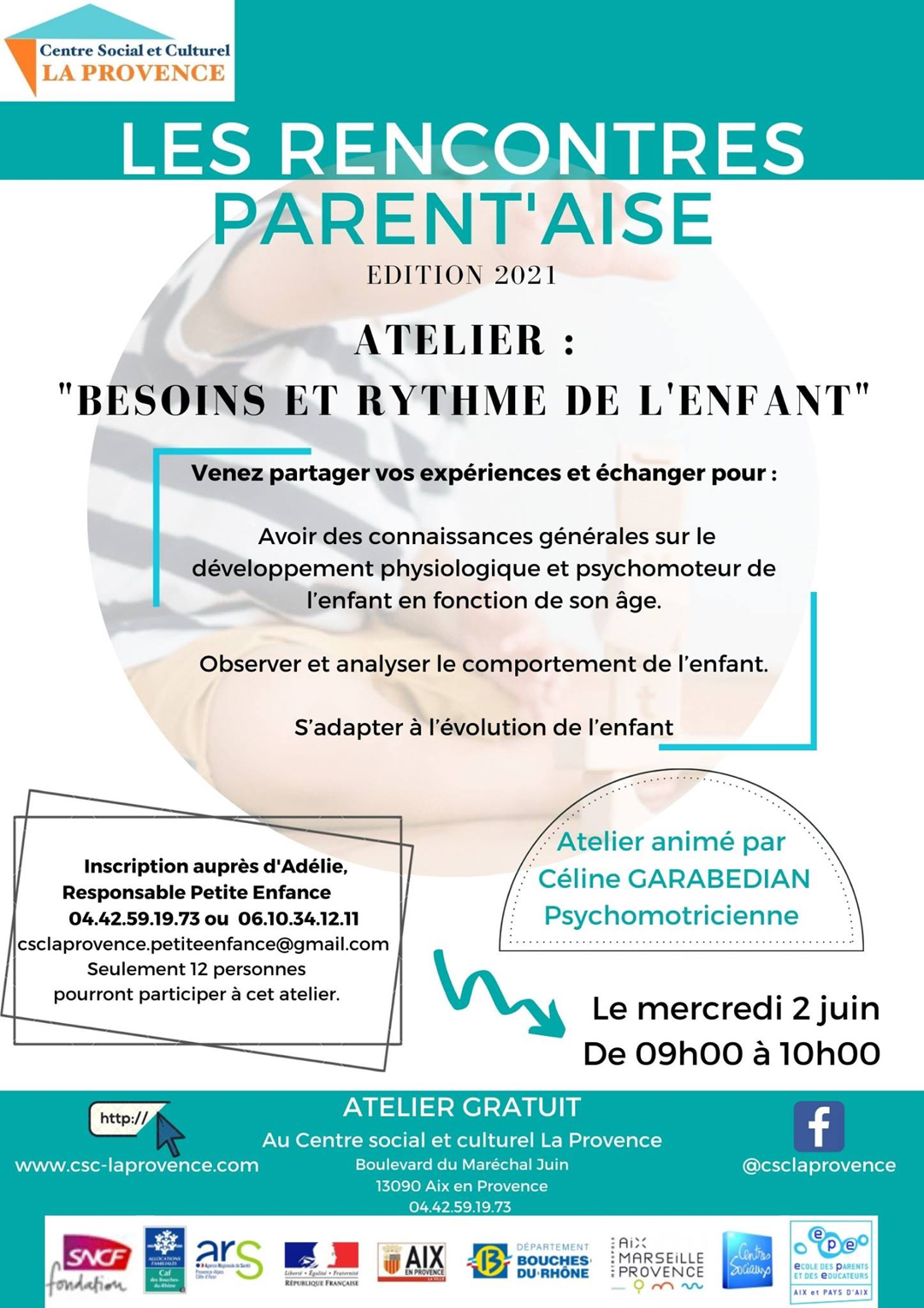 Atelier : besoin et rythme de l'enfant